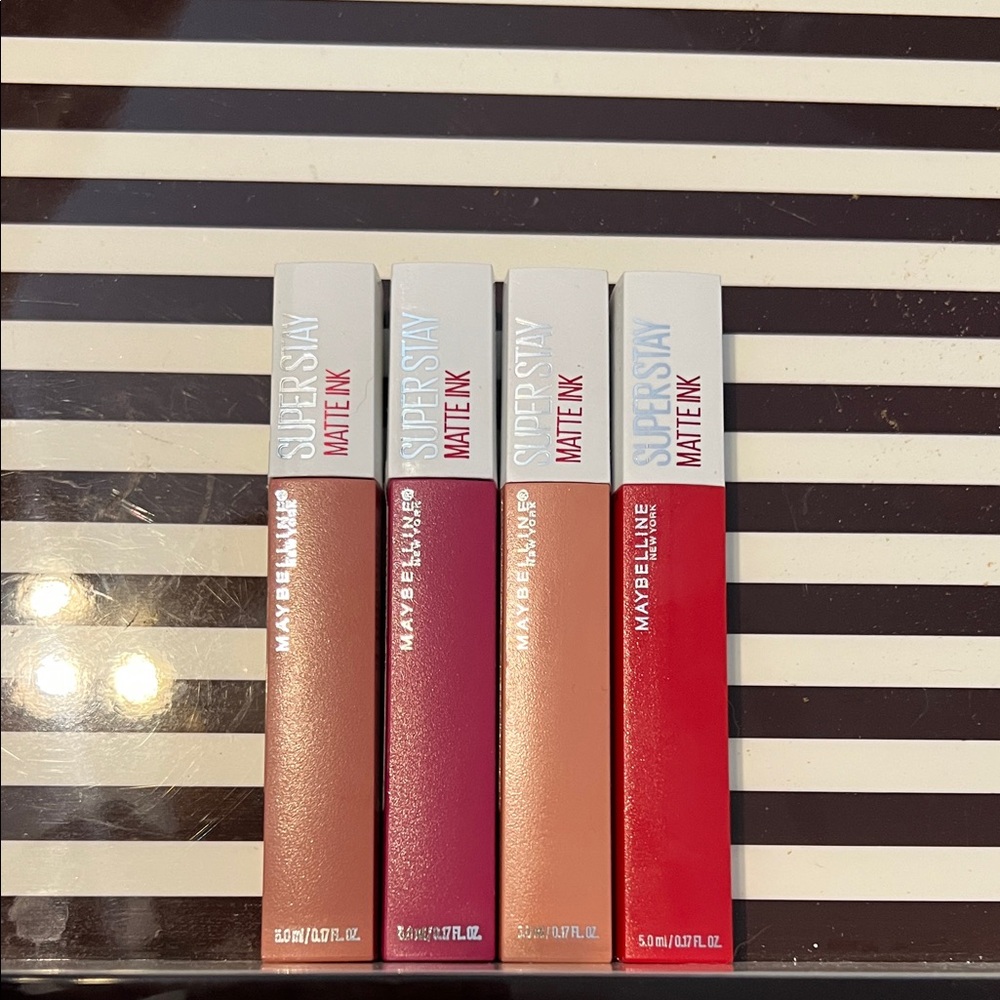 Maybelline SuperStay Matte Ink Lipstick Collection